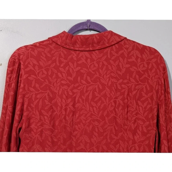 Cut.loose Olive Leaf Wrap Dress - Picture 7 of 8